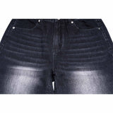 Jeans with whisker patterns