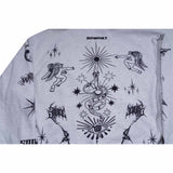 Full-frame positioned digital printed hooded sweatshirt