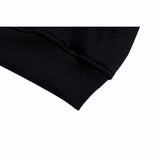 Patterned hooded sweatshirt