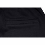 Patterned large straight tube sweatpants