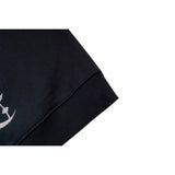 Silk screen printed round neck sweatshirt with "Half Lake Shadow".