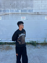 Broken Wings Oversize Crop Tee