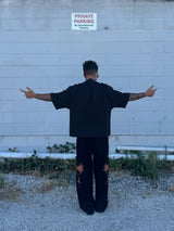 Broken Wings Oversize Crop Tee