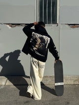 Half of the lake's reflection