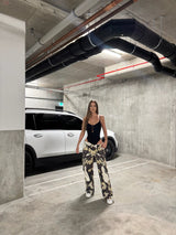 Full-width digital printing on large straight tube