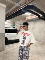 Guardian Angel Oversize Crop Tee