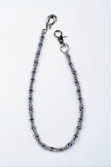 Single Chain Of Blue-Purple Gemstone