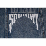 Straight Tube Mud-dyed Jean