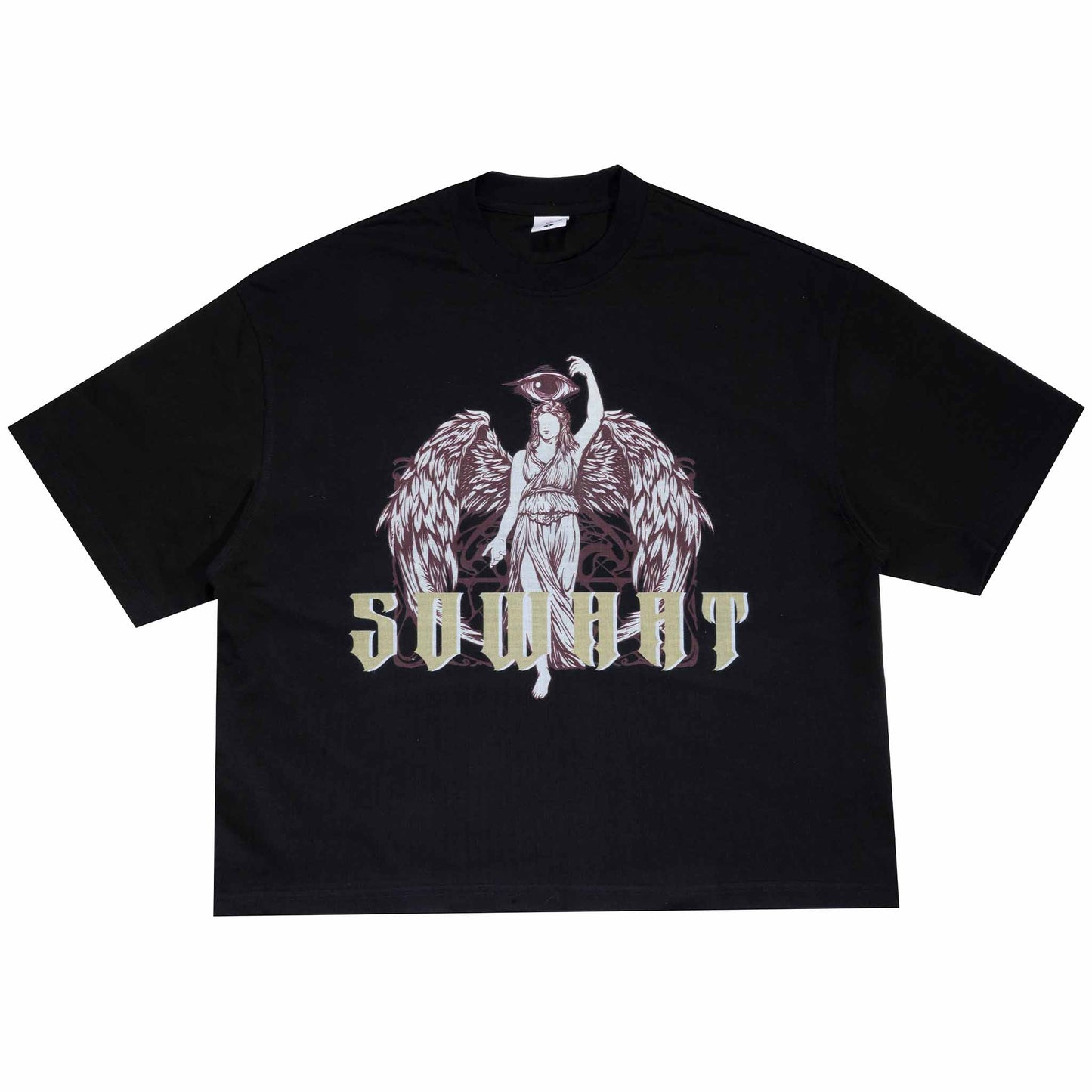 Fantasy Eye Angel Oversize Crop Tee