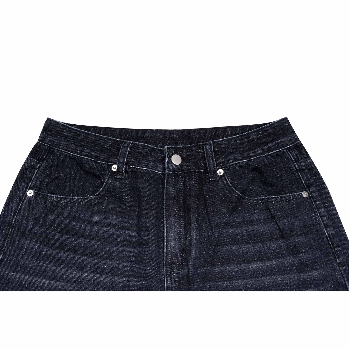 Jeans with whisker patterns