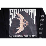 Half of the lake's reflection