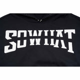 Nail bead pullover hooded sweatshirt