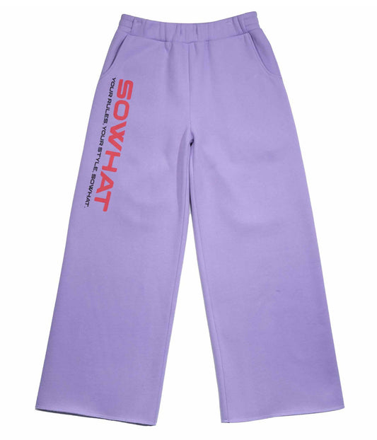 Straight-leg sweatpants