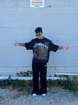 Broken Wings Oversize Crop Tee