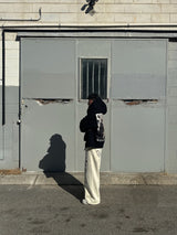 Half of the lake's reflection