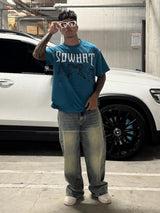 Straight Tube Mud-dyed Jean