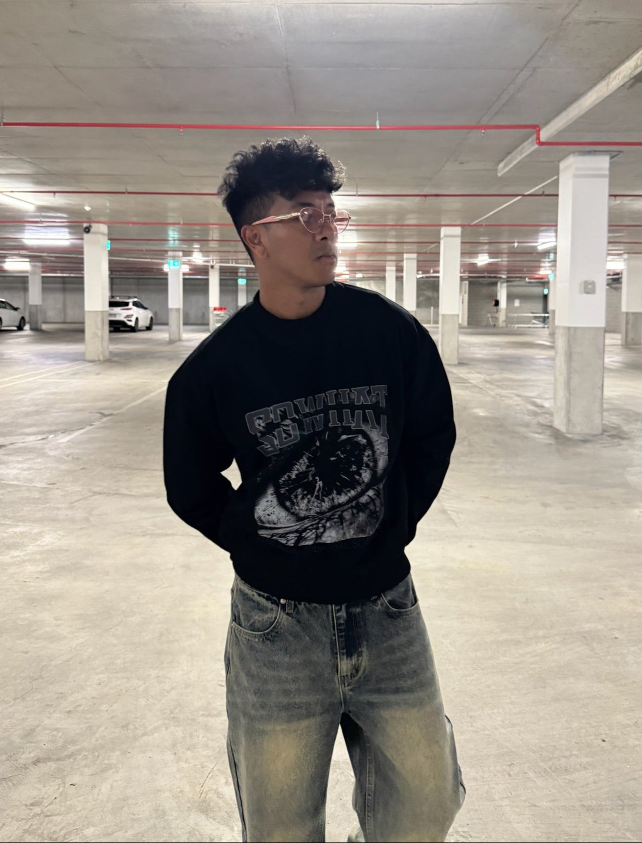 Breaking Vision Inscription Sweatshirt