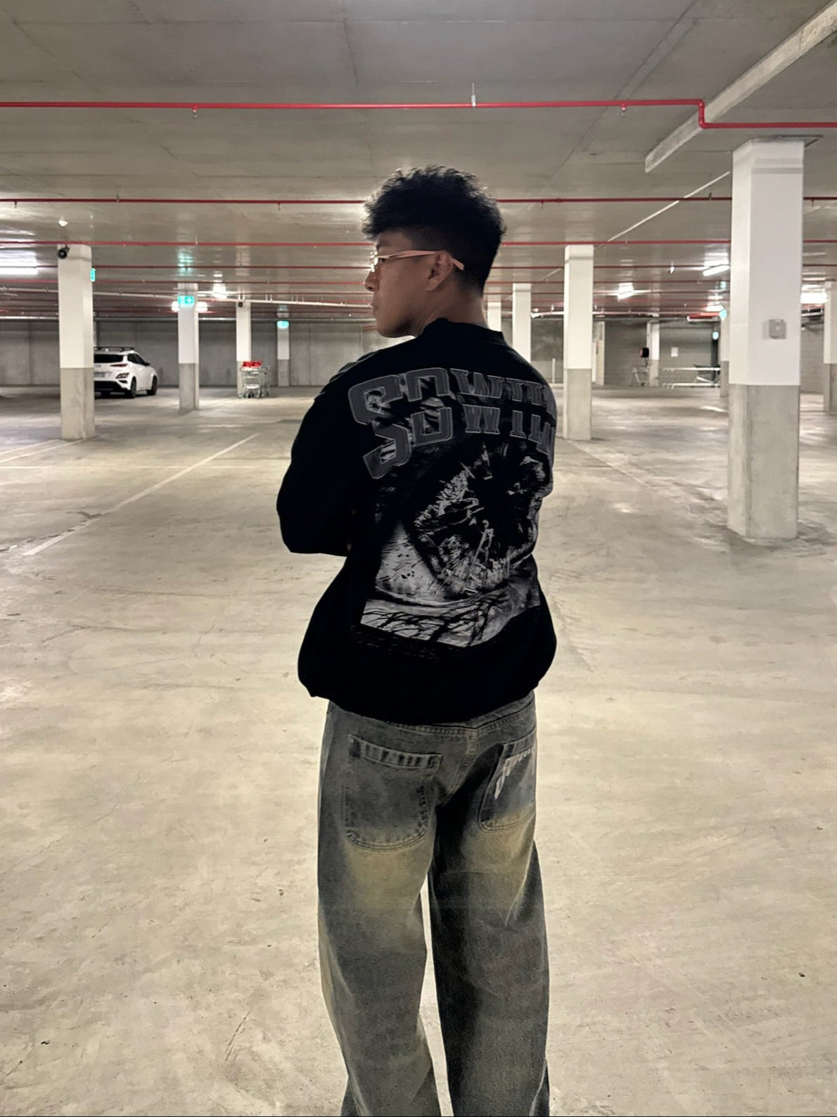 Breaking Vision Inscription Sweatshirt