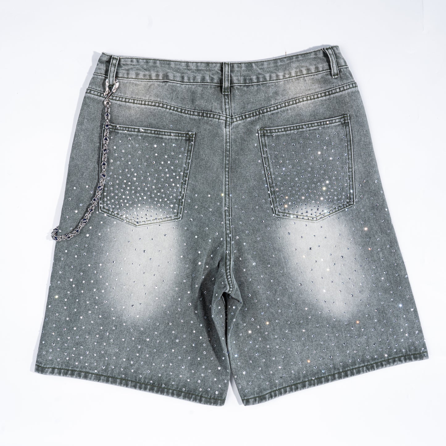 Single Chain Of Blue-Purple Gemstone