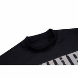 Silk screen printed round neck sweatshirt with "Half Lake Shadow".